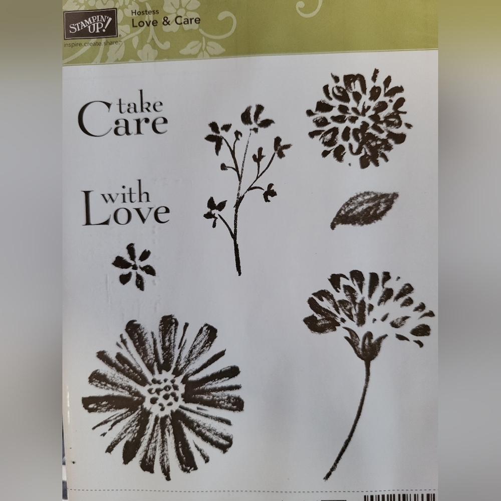 Stampin Up Photopolymer Love And Care Set of 8 Stamps